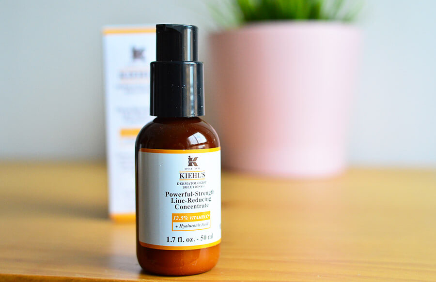 review Kiehls Powerful Strength Line Reducing Concentrate 